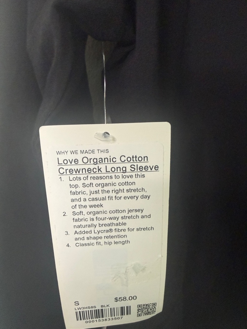 Lululemon Love Organic Cotton crewneck Long sleeve - Picture 4 of 4